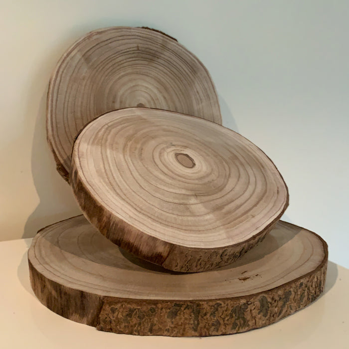 KI-generiertes Bild,XL Rindenbrett Baumscheibe Rund Holz Ø 28-34cm Astscheibe Rindenscheibe