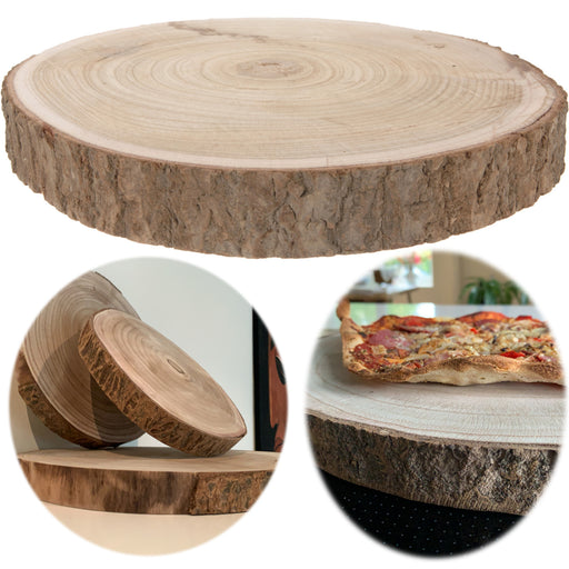 KI-generiertes Bild Rindenbrett Baumscheibe Rund Holz Ø 18-25cm Astscheibe Rindenscheibe