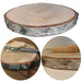 KI-generiertes Bild Rindenbrett Baumscheibe Birke Rund Holz Ø 22-26cm Astscheibe Rindenscheibe