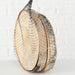 KI-generiertes Bild,2x Rindenbrett Baumscheibe Rund Holz Ø 22-26cm Astscheibe Rindenscheibe