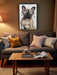 KI-generiertes Bild,Wandbild französische Bulldogge 40x60cm Vogue Diamant Natur Kunstdruck Leinwand