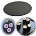 KI-generiertes Bild Schieferplatte Servierplatte 20x20cm Rund Tafelplatte Schieferteller Sushi