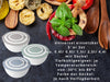 KI-generiertes Bild,5-fach Rührschüssel Set 0,4-4,4L Rund stapelbar mit Deckel Küche Salatschüssel