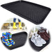 KI-generiertes Bild Schuhabtropfschale Schuhwanne Schwarz 60x40cm hoher Rand Schuhablage Schuhmatte