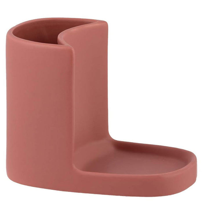 KI-generiertes Bild,Design Spülbecken Organizer Alt Rosa Waschbecken Schwammhalter Schwammablage