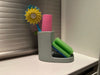 KI-generiertes Bild,Design Spülbecken Organizer Leaf Grün Waschbecken Schwammhalter Schwammablage