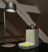 KI-generiertes Bild,Design Spülbecken Organizer Leaf Grün Waschbecken Schwammhalter Schwammablage