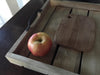 KI-generiertes Bild,XXL Mango Serviertablett 56x39cm Vintage Holz Tablett mit Griff Henkel Deko-Tablett