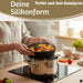 KI-generiertes Bild,Silikonform Rund 20cm Backform 2´er Set Einsatz für Airfryer Heißluftfritteuse Zubehör