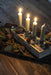 KI-generiertes Bild,IB Laursen Metall Stabkerzenhalter Shabby Grau 8cm Spieß Kerzenständer Kerzenstecker
