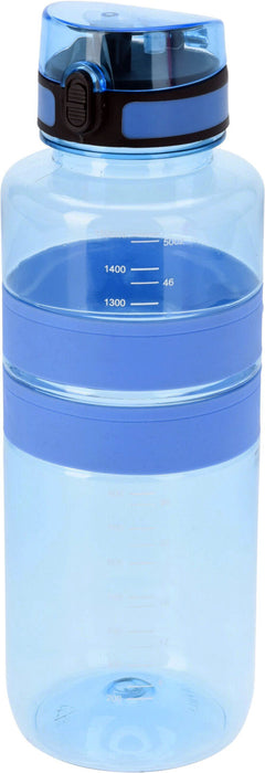 KI-generiertes Bild,XL Sportflasche Trinkflasche 1500ml Blau Wasserflasche auslaufsicherer Klappdeckel