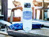 KI-generiertes Bild,XL Sportflasche Trinkflasche 1500ml Blau Wasserflasche auslaufsicherer Klappdeckel
