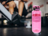 KI-generiertes Bild,XL Sportflasche Trinkflasche 1500ml Rot Pink Wasserflasche auslaufsicherer Klappdeckel