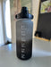 KI-generiertes Bild,XXL Wasserflasche 2000ml Grau Sportflasche Trinkflasche Klappdeckel auslaufsicher