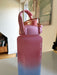 KI-generiertes Bild,XXL Wasserflasche 2000ml Blau Sportflasche Trinkflasche Klappdeckel auslaufsicher