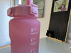 KI-generiertes Bild,XXL Wasserflasche 2000ml Blau Sportflasche Trinkflasche Klappdeckel auslaufsicher