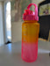 KI-generiertes Bild,XXL Wasserflasche 2000ml Pink Sportflasche Trinkflasche Klappdeckel auslaufsicher