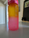 KI-generiertes Bild,XXL Wasserflasche 2000ml Pink Sportflasche Trinkflasche Klappdeckel auslaufsicher