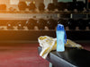 KI-generiertes Bild,Sportflasche Trinkflasche 650ml Blau Wasserflasche auslaufsicherer Klappdeckel