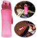 KI-generiertes Bild Sportflasche Trinkflasche 650ml Rot Pink Wasserflasche auslaufsicherer Klappdeckel