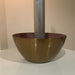 KI-generiertes Bild,3x Kerzenständer Gold Braun 10x4cm Metall Kerzenhalter Kerzenleuchter Stabkerzen