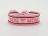 KI-generiertes Bild,Canvas Statement Armband Dog ?? Mom Quasten besticktes Webarmband