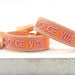 KI-generiertes Bild,Canvas Statement Armband Dolce Vita Orange Quasten besticktes Webarmband