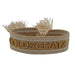 KI-generiertes Bild,Canvas Statement Armband Goldschatz Quasten besticktes Webarmband