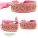 KI-generiertes Bild Canvas Statement Armband Goldschatz Rose Gold Quasten besticktes Webarmband