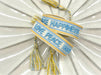 KI-generiertes Bild,Canvas Statement Armband Love Peace Happiness Quasten besticktes Webarmband