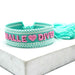 KI-generiertes Bild,Canvas Statement Armband Malle ?? Diven Quasten besticktes Webarmband