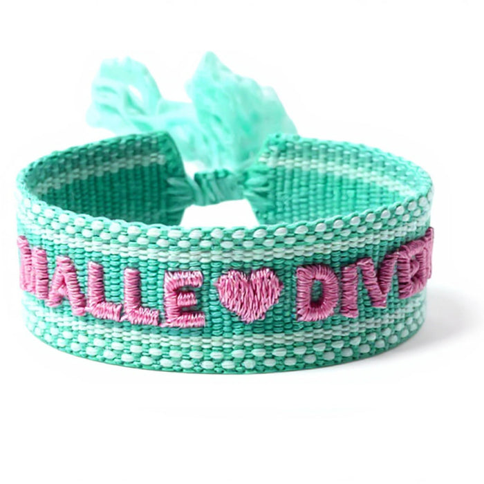 KI-generiertes Bild Canvas Statement Armband Malle 💗 Diven Quasten besticktes Webarmband
