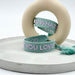 KI-generiertes Bild,Canvas Statement Armband Do what you Love Quasten besticktes Webarmband