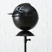 KI-generiertes Bild,XL Windaschenbecher Metall BBQ Grill Smoke Schwarz Gartenstab 65-115cm Ascher
