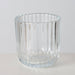 KI-generiertes Bild,3er Set Teelichthalter Glas Retro Klar 7-9cm Teelichtglas Windlicht Kerzenhalter