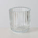 KI-generiertes Bild,3er Set Teelichthalter Glas Retro Klar 7-9cm Teelichtglas Windlicht Kerzenhalter