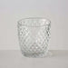 KI-generiertes Bild,4´er Set Glas Teelichthalter Retro Weiß Klar 7cm Teelichtglas Windlicht-Halter