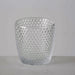 KI-generiertes Bild,4´er Set Glas Teelichthalter Retro Weiß Klar 7cm Teelichtglas Windlicht-Halter