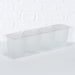 KI-generiertes Bild,4´er Set Glas Teelichthalter Retro Weiß Matt 7cm Teelichtglas Windlicht-Halter
