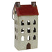 KI-generiertes Bild,Teelichthaus Lichterhaus Aarhus 28cm Keramik Fachwerkhaus Laterne Teelichthalter