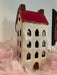 KI-generiertes Bild,Teelichthaus Lichterhaus Aarhus 28cm Keramik Fachwerkhaus Laterne Teelichthalter