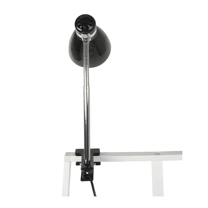 KI-generiertes Bild,Elegante LED Klemmlampe List 39cm Schwarz E27 Clip-On Schreibtischlampe Tischlampe