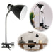 KI-generiertes Bild Elegante LED Klemmlampe List 39cm Schwarz E27 Clip-On Schreibtischlampe Tischlampe
