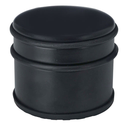 KI-generiertes Bild,Premium Türstopper Schwarz Matt 1,1 kg schwerer Bodenstopper mit Gummiring