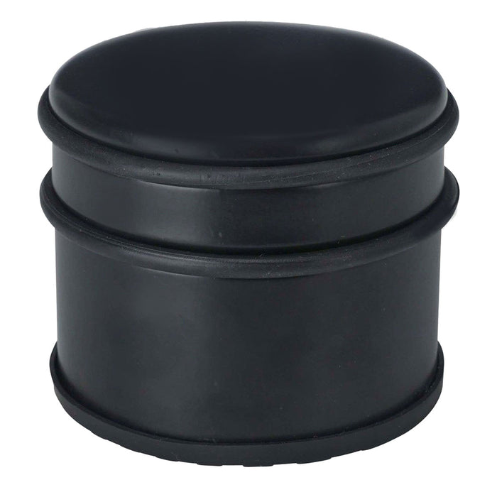 KI-generiertes Bild,Premium Türstopper Schwarz Matt 1,1 kg schwerer Bodenstopper mit Gummiring