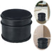 KI-generiertes Bild Premium Türstopper Schwarz Matt 1,1 kg schwerer Bodenstopper mit Gummiring