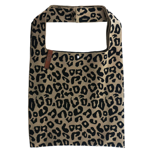 KI-generiertes Bild,Vintage Shopper Palma Leo 43x35cm mit Magnetverschluss Einkaufstasche Tragetasche