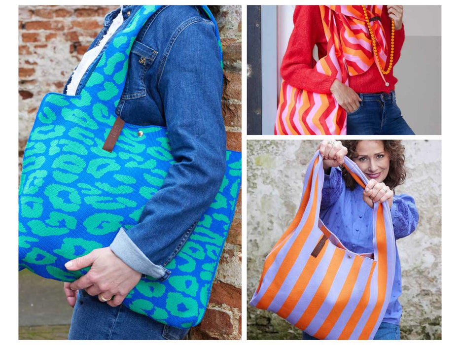 KI-generiertes Bild,Vintage Shopper Palma Leo 43x35cm mit Magnetverschluss Einkaufstasche Tragetasche
