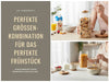 KI-generiertes Bild,Vorratsdosen 2´er Set aus Glas mit Deckel Vorratsglas Luftdicht Küche Organizer
