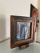 KI-generiertes Bild,Vintage Wand Bilderrahmen 15x15cm Fotorahmen Retro